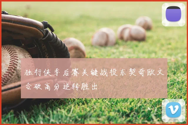 独行侠季后赛关键战役东契奇欧文合砍高分逆转胜出