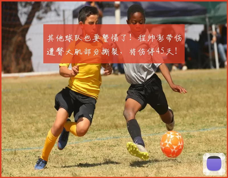 其他球队也要警惕了！程帅澎带伤遭臀大肌部分撕裂，将伤停45天！